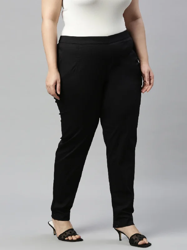 women-black-cotton-stretch-pants