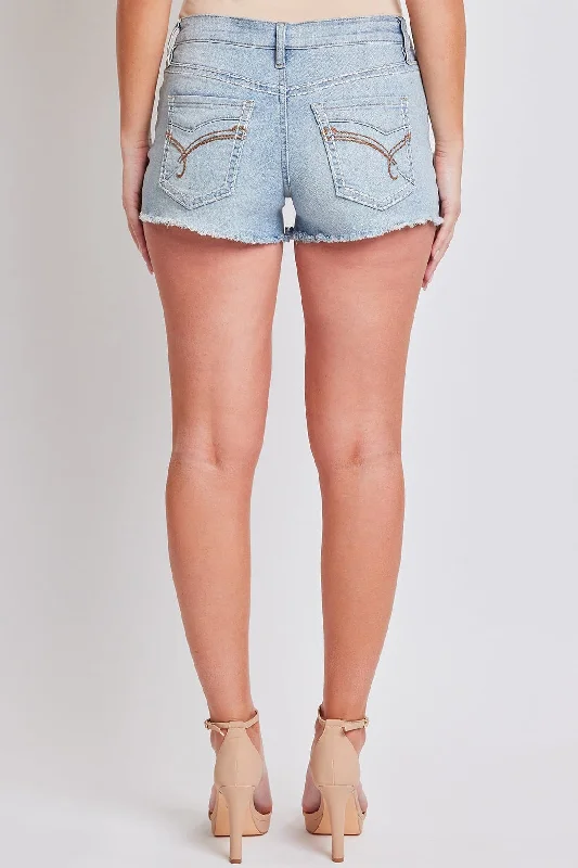 womens-heavy-stitch-embroidered-frayed-shorts