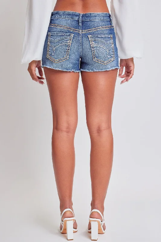 womens-heavy-stitch-embroidered-frayed-shorts