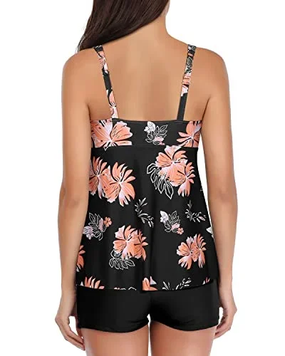 black orange floral2