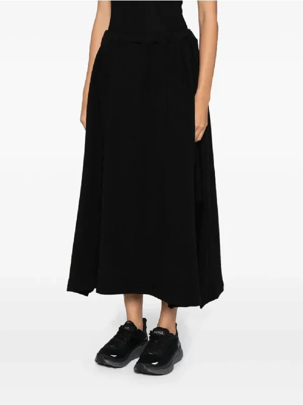 yohji-yamamoto-cuff-skirt-elastic-waist-skirts-600044112blk